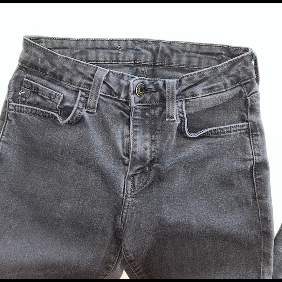 Solid Black High Waist Skinny Jeans - Picture 4 of 6